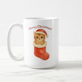 Meowy Christmas Cat Tasse - Weihnachtsgeschenk