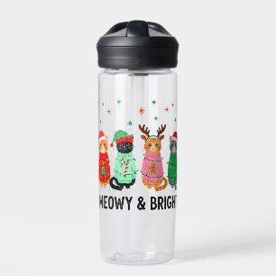 Meowy Christmas Cat Trinkflasche