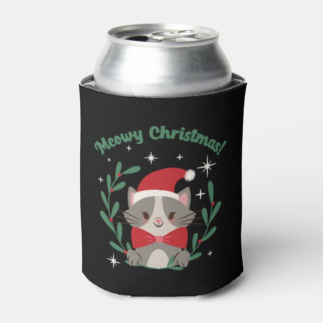 Meowy Christmas Dosenkühler (Kanne Vorderseite)