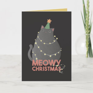 Meowy Christmas Feiertagskarte