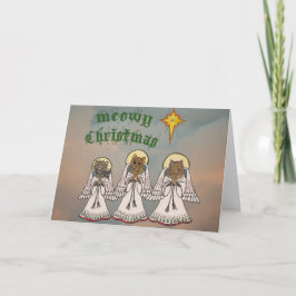 Meowy Christmas Feiertagskarte