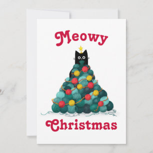 Meowy Christmas Feiertagskarte
