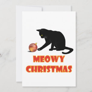 Meowy Christmas Funny Cat
