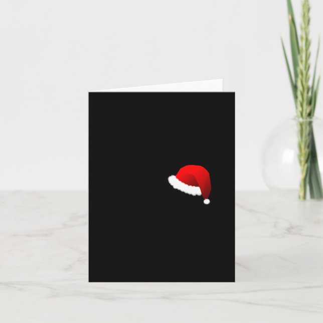 Meowy Christmas Funny Cat Humorous  Karte (Vorderseite)