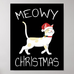 Meowy Christmas - Funny Christmas 2022 Poster
