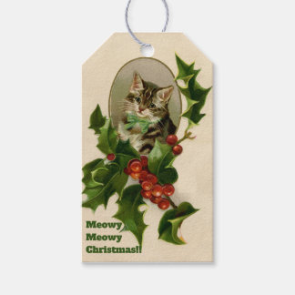 Meowy Christmas Geschenkanhänger
