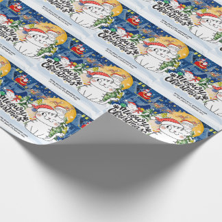 Meowy Christmas Geschenkpapier