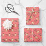 Meowy Christmas Geschenkpapier Set<br><div class="desc">Meowy Weihnachtswrapping Paper Sheets</div>