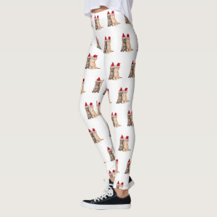 Meowy Christmas Kittens Leggings