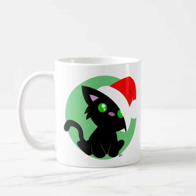 Meowy Christmas Kitty Tasse (Links)