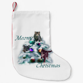Meowy Christmas Kleiner Weihnachtsstrumpf