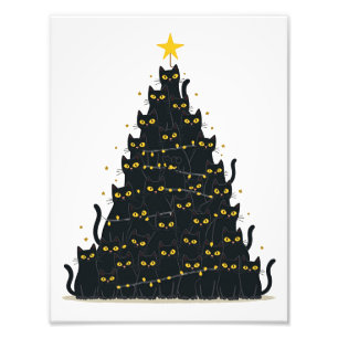 Meowy Christmas Merry Catmas Fotodruck