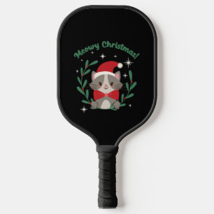 Meowy Christmas Pickleball Schläger