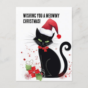 Meowy Christmas! Postkarte