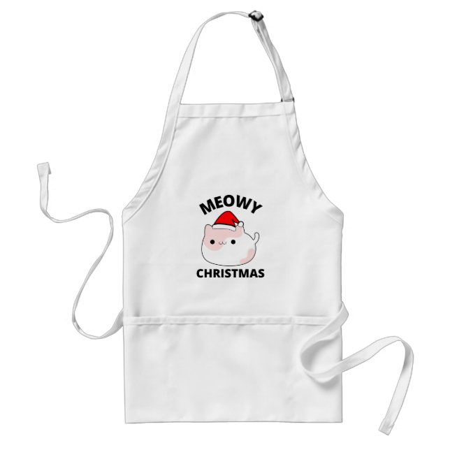 Meowy Christmas Schürze (Vorne)