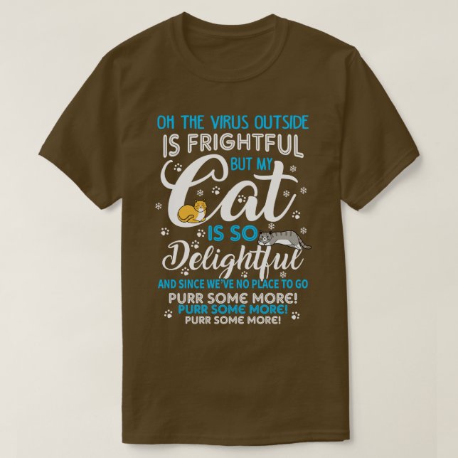 Meowy Christmas T-Shirt (Design vorne)