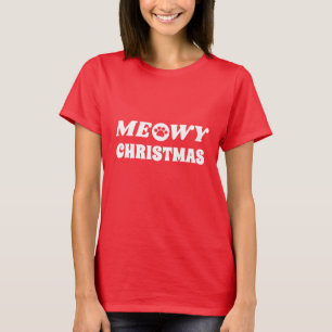 Meowy Christmas T-Shirt