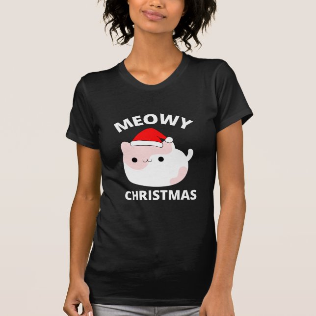 Meowy Christmas T - Shirt (Vorderseite)