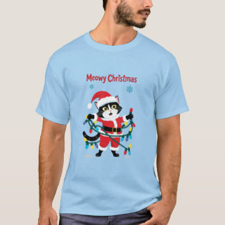 Meowy Christmas T-Shirt