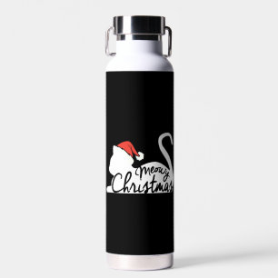 Meowy Christmas Trinkflasche