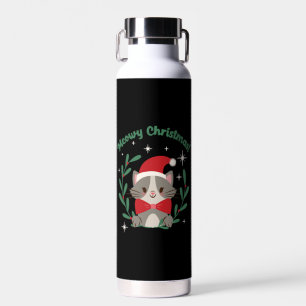 Meowy Christmas Trinkflasche