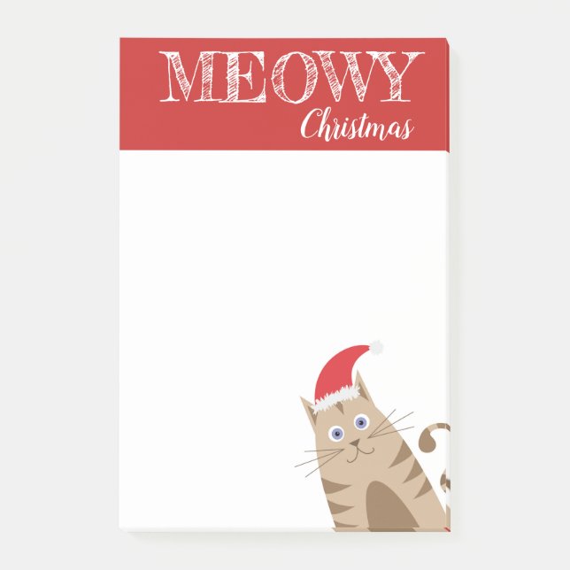 Meowy Post-it Klebezettel (Vorderseite)