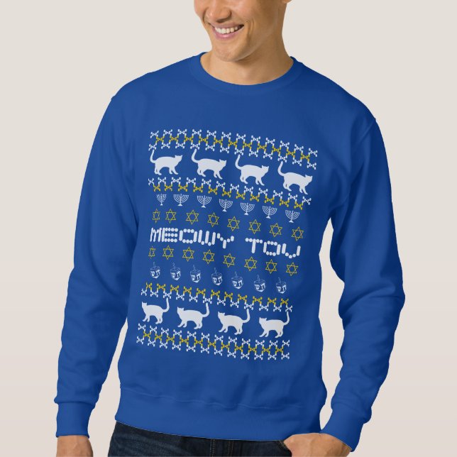 Meowy Tov Sweatshirt (Vorderseite)