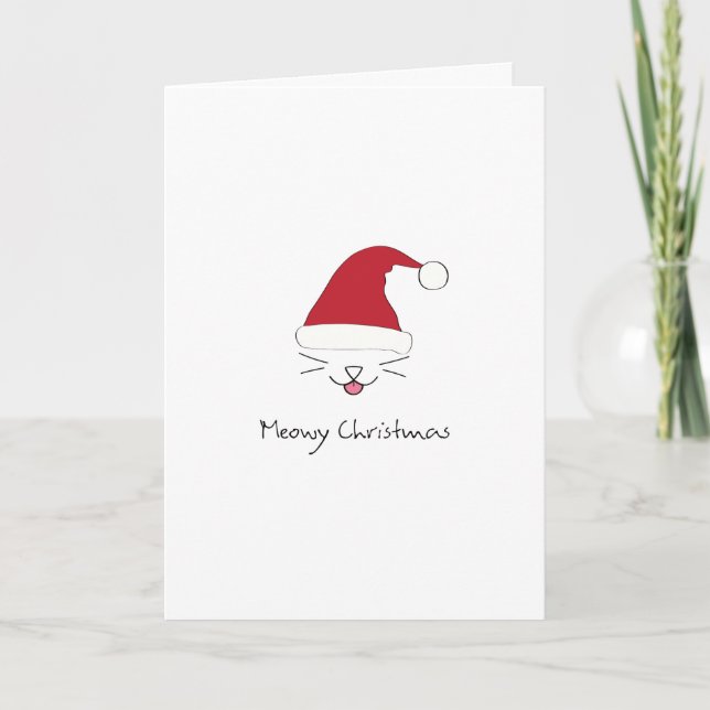 Meowy Weihnachten (Vorderseite)