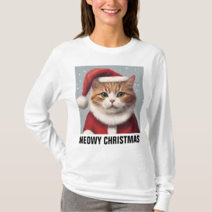 MEOWY WEIHNACHTEN KATZE T-Shirt