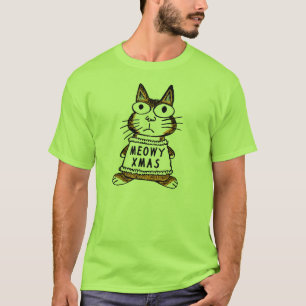 Meowy Weihnachten T-Shirt