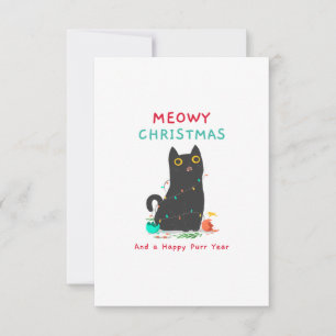 Meowy Weihnachten und ein fröhliches Jahr nach Wei