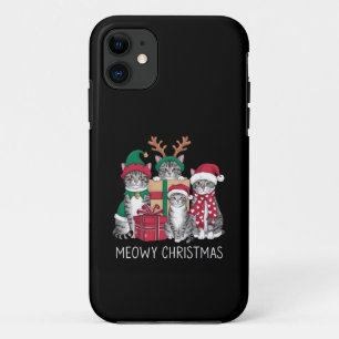 Meowy Weihnachts Cat Xmas Funny Cats Lover Case-Mate iPhone Hülle