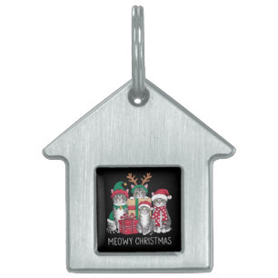 Meowy Weihnachts Cat Xmas Funny Cats Lover Tiermarke