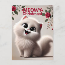 Meowy Weihnachts-Weihnachtskarte