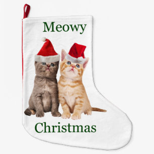 Meowy Weihnachtskätzchen-WeihnachtsStrumpf Großer Weihnachtsstrumpf