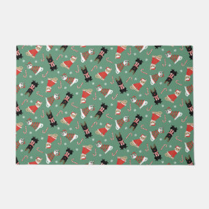 Meowy Weihnachtskatzen Fußmatte