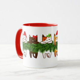 Meowy WeihnachtsTasse Tasse