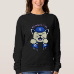 Meowzel Tov Cat Sweatshirt<br><div class="desc">Funny Meowzel Tov Design mit Katz,  perfekt für eine Hanukka oder Chanukah für Ihre jüdischen Freunde und Familienmitglieder,  die Liebe Cats!</div>