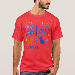 Meowzel Tov Chanukah Hanukkah Juwish Cat Owner Ugl T-Shirt