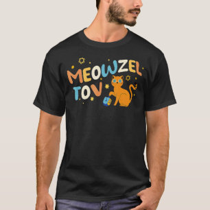 Meowzel Tov Chanukka jüdischer Katzenbesitzer Chan T-Shirt