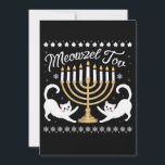 Meowzel Tov Funny Chanukah Hanukkah Ugly Sweater Ankündigung<br><div class="desc">Meowzel Tov Funny Chanukah Hanukkah Ugly Sweater</div>