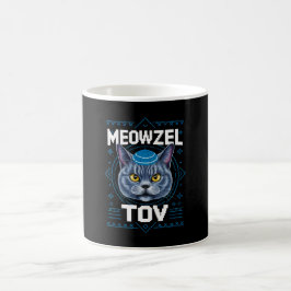Meowzel Tov Hanukkah Juwish Cat Holiday Kaffeetasse
