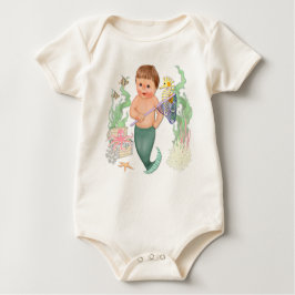 Mer Boy mit Net Baby Strampler