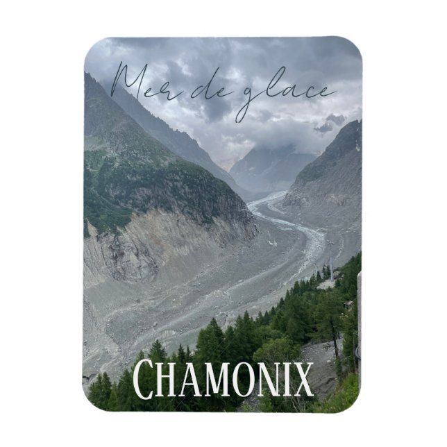 Mer de glacé, Chamonix, Mont Blanc, Alpes Magnet (Vertikal)