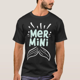 Mer Mini Mermaid Mutter und Tochter Matching MP T-Shirt