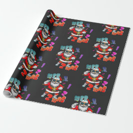 Mer rizz mas - Christmas Rizz funny Santa Geschenkpapier
