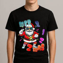 Mer rizz mas - Christmas Rizz funny Santa Tri-Blend Shirt