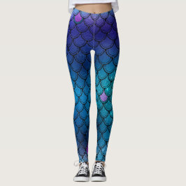 Meraid Lila, Aquamarin & blau Leggings