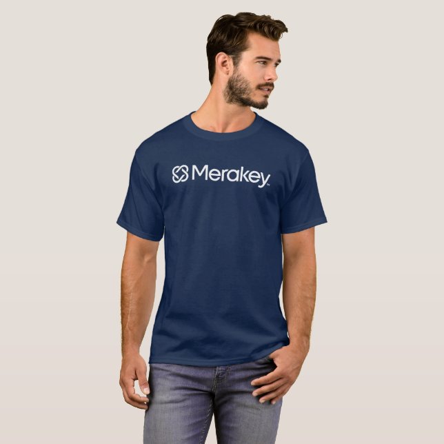 Merakey Logo-Marine-T - Shirt (Vorne ganz)