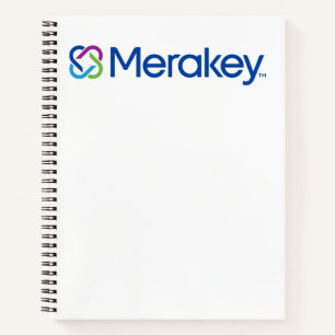 Merakey Logo Spiral Notebook Notizbuch